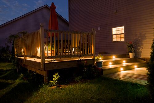 Stairs And Deck Built-in Lighting | Hedgehog Electric