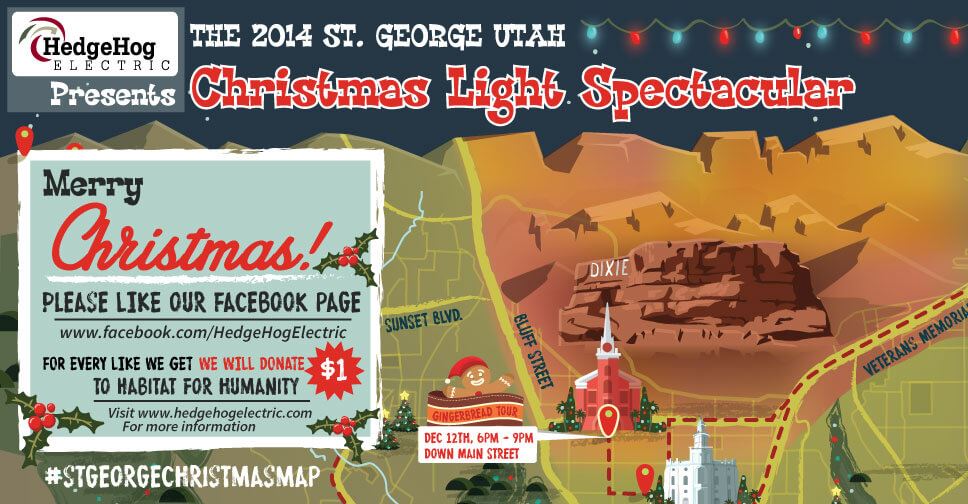 The 2014 St. George Christmas Light Spectacular | HedgeHog Electric