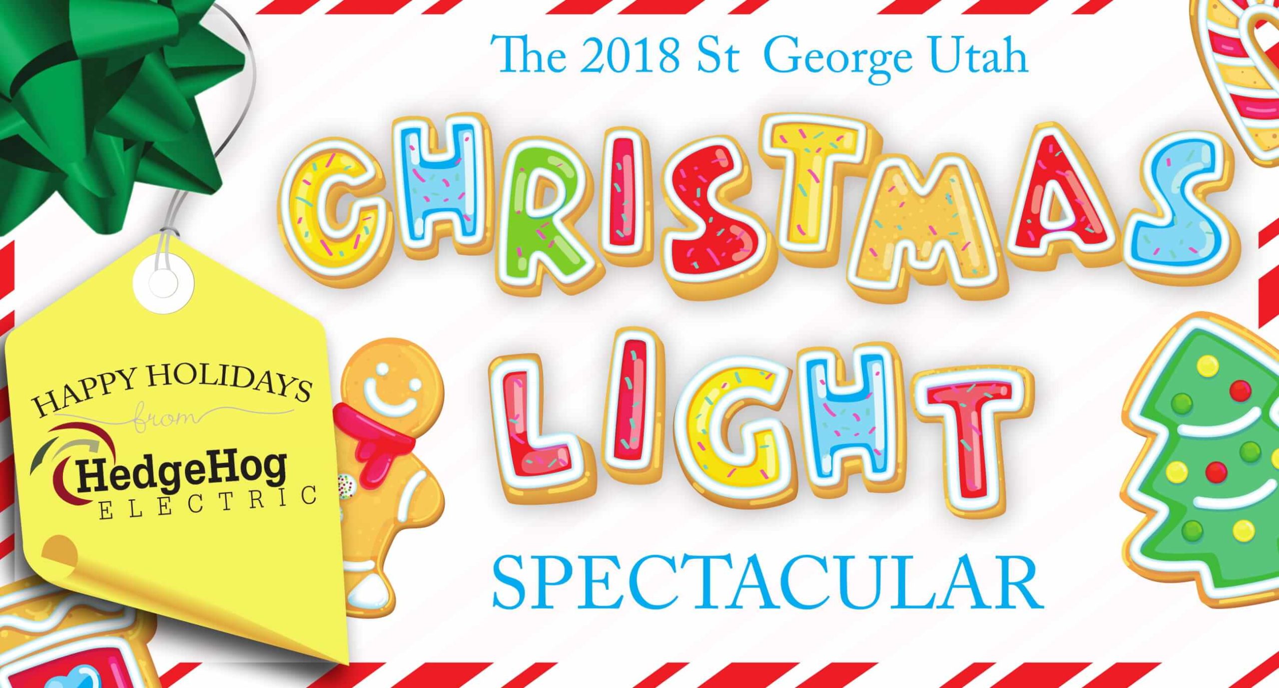 The 2018 St. Christmas Light Spectacular by Hedgehog Electric