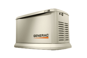 Generac Backup Generator with Lid Closed